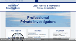Desktop Screenshot of bluemooninvestigations.co.uk